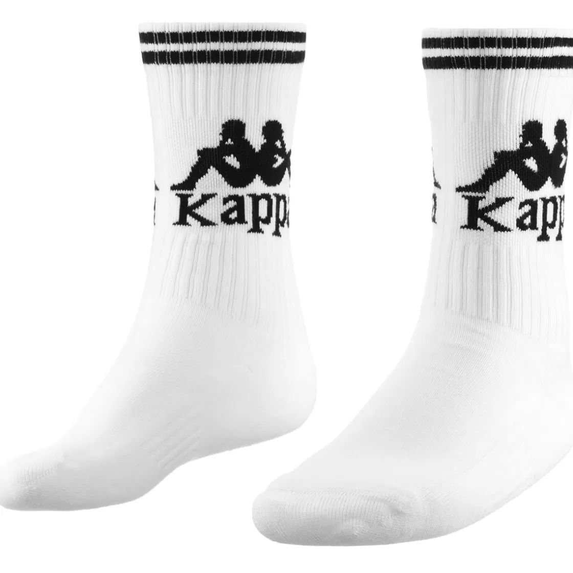 Femme Kappa Chaussettes | Chaussettes Homme Soccer 3Pack Authentic Blanc