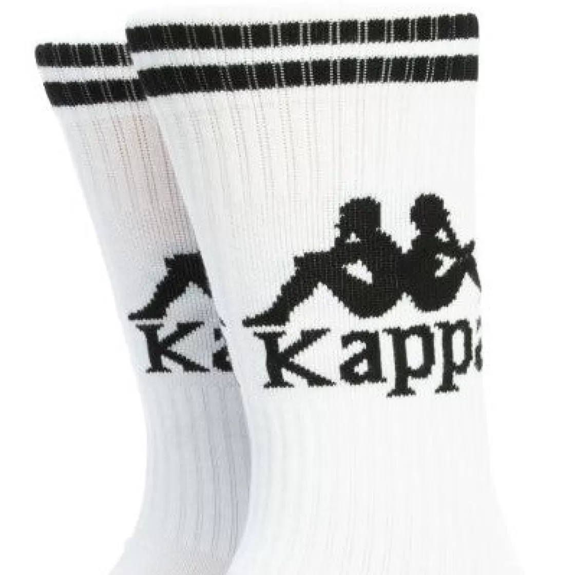 Femme Kappa Chaussettes | Chaussettes Homme Soccer 3Pack Authentic Blanc