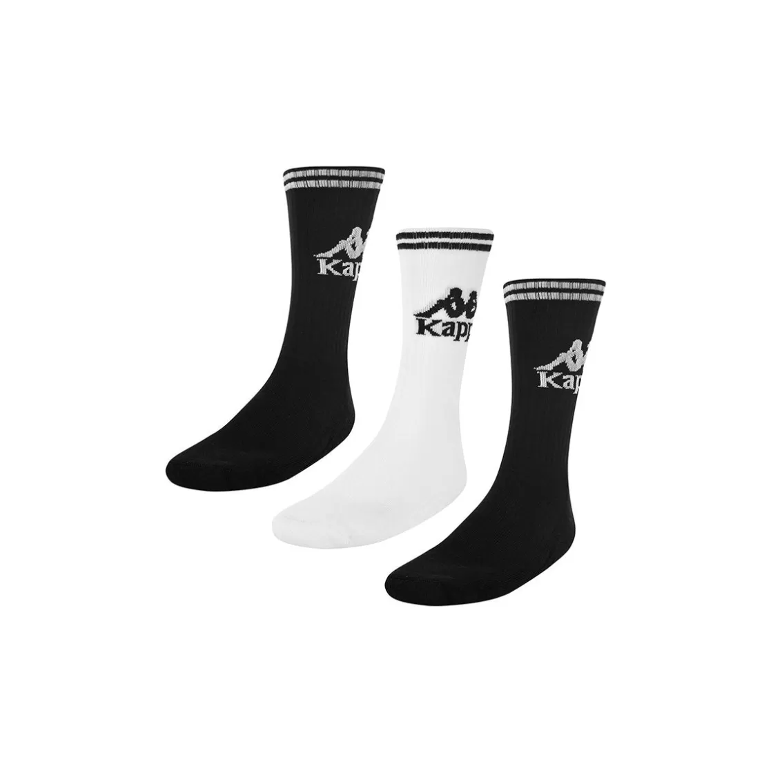 Femme Kappa Chaussettes | Chaussettes Soccer 3 Noir Unisexe