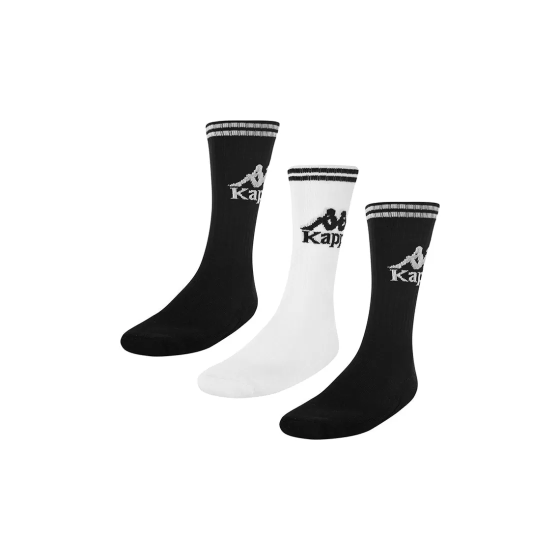 Femme Kappa Chaussettes | Chaussettes Soccer 3 Noir Unisexe