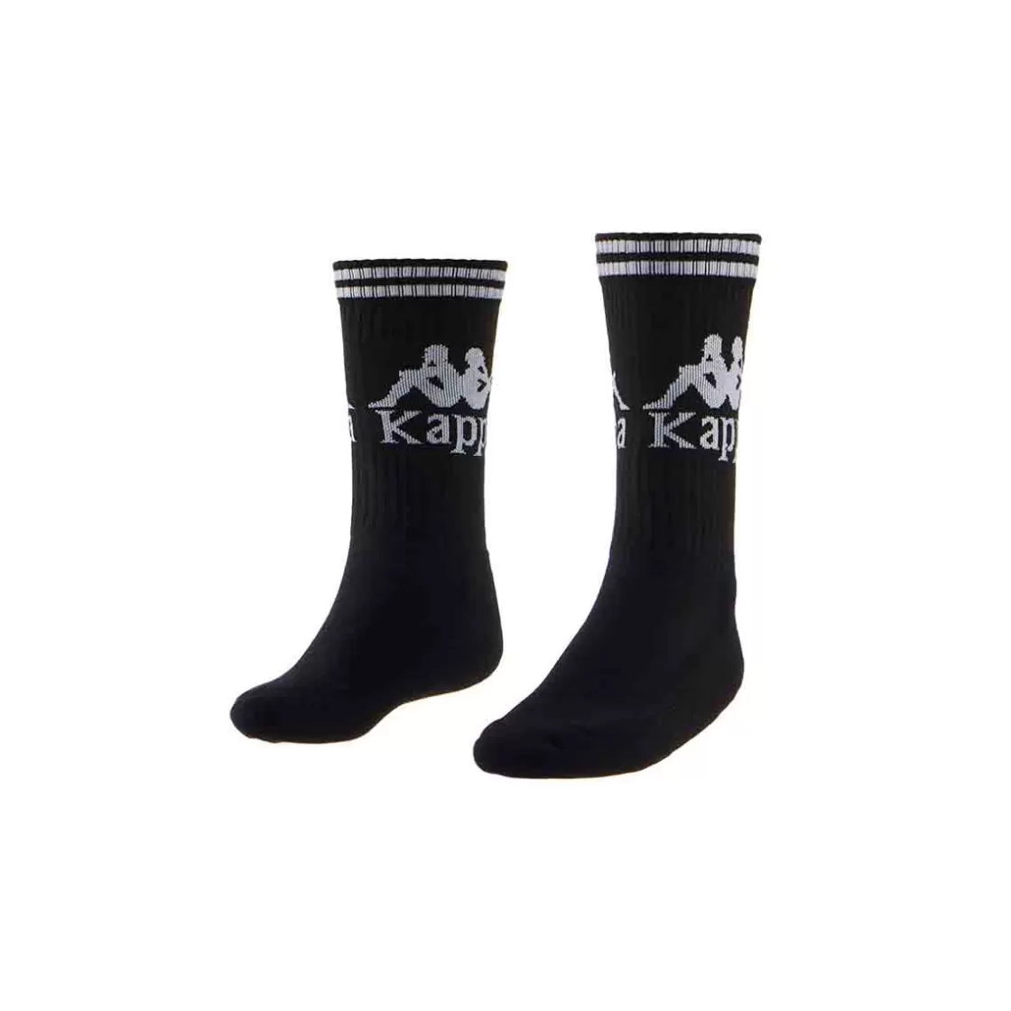 Femme Kappa Chaussettes | Chaussettes Unisexe Soccer 3Pack Authentic Noir