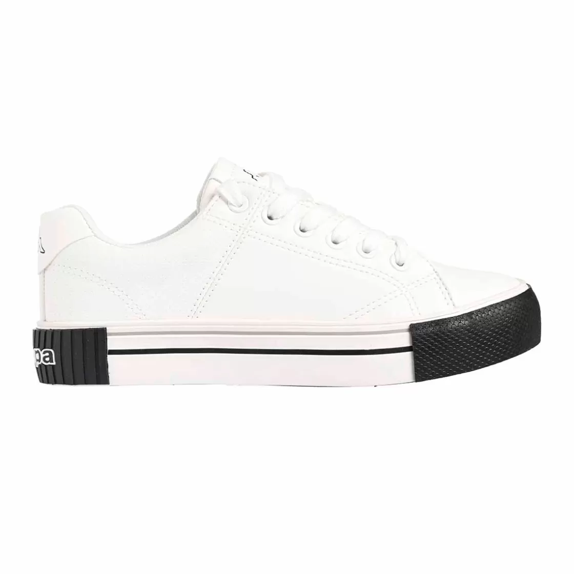 Femme Kappa Lifestyle | Chaussures Lifestyle Femme Tudy Sportswear Blanc