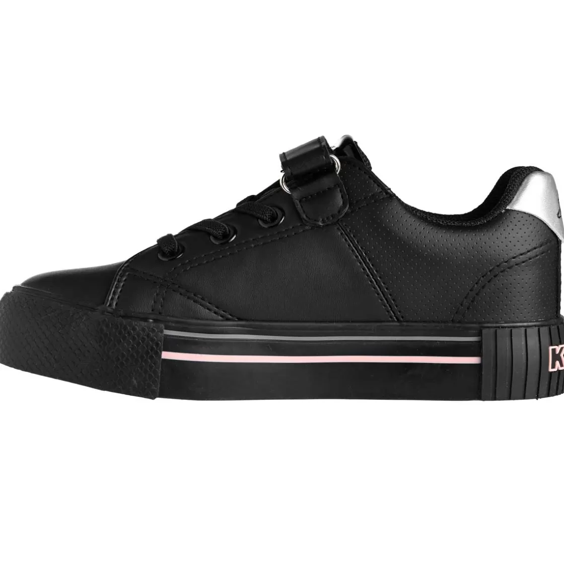 Enfant Kappa Lifestyle | Chaussures Lifestyle Tudy Ev Noir Enfant