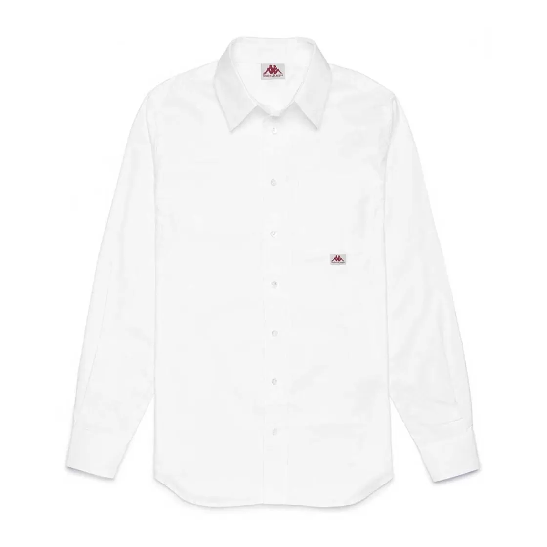 Femme Kappa Polos | Chemise Homme Dalen Shirt Robe Di Blanc