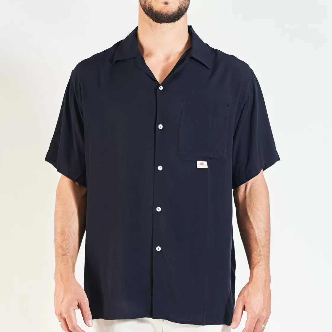 Homme Kappa Hauts & T-Shirts | Chemise Kemal Robe Di Bleu Homme