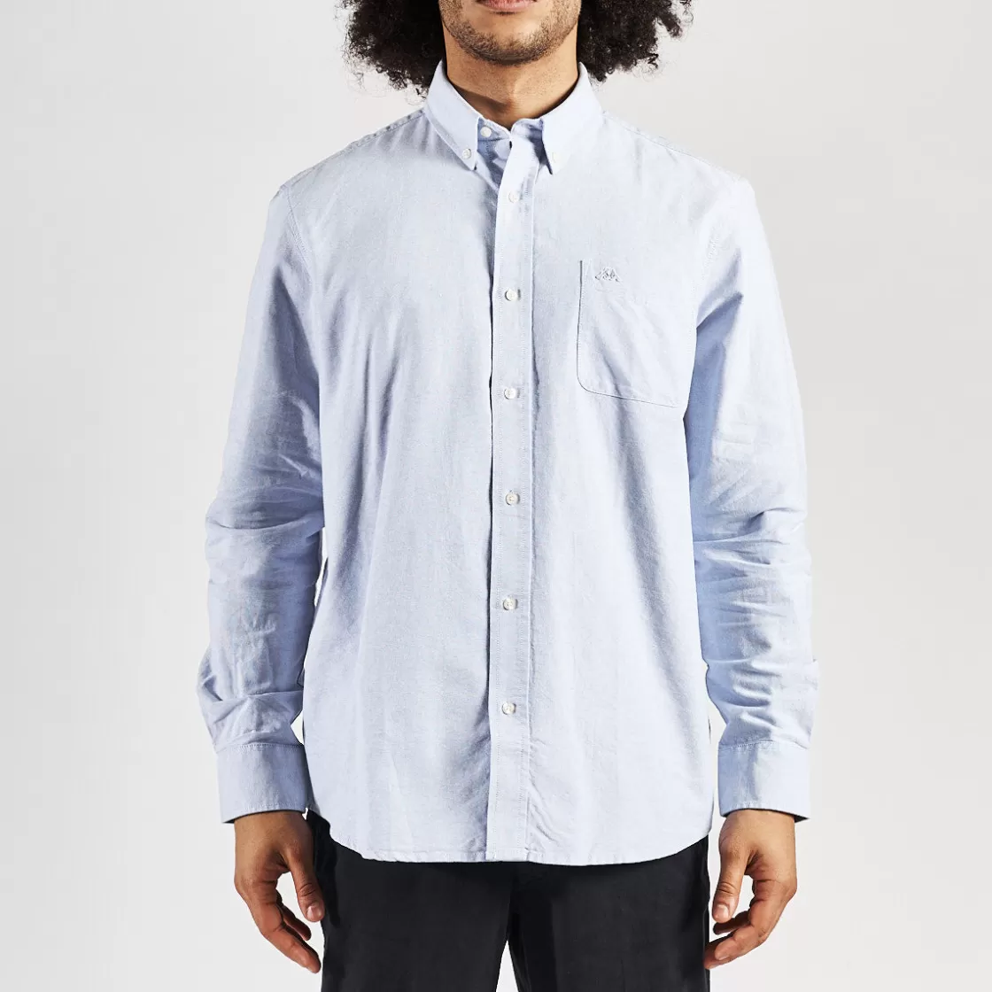 Homme Kappa Polos & Chemises | Chemise New George Robe Di Bleu Homme