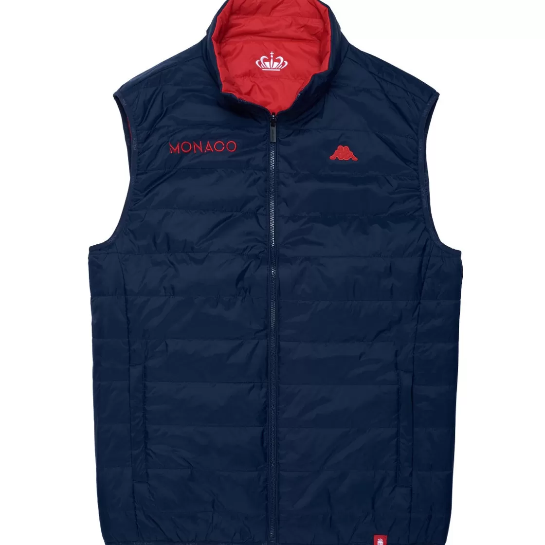 Homme Kappa Vestes & Manteaux | Doudoune Homme Jordy Robe Di - As Monaco 2023 Bleu