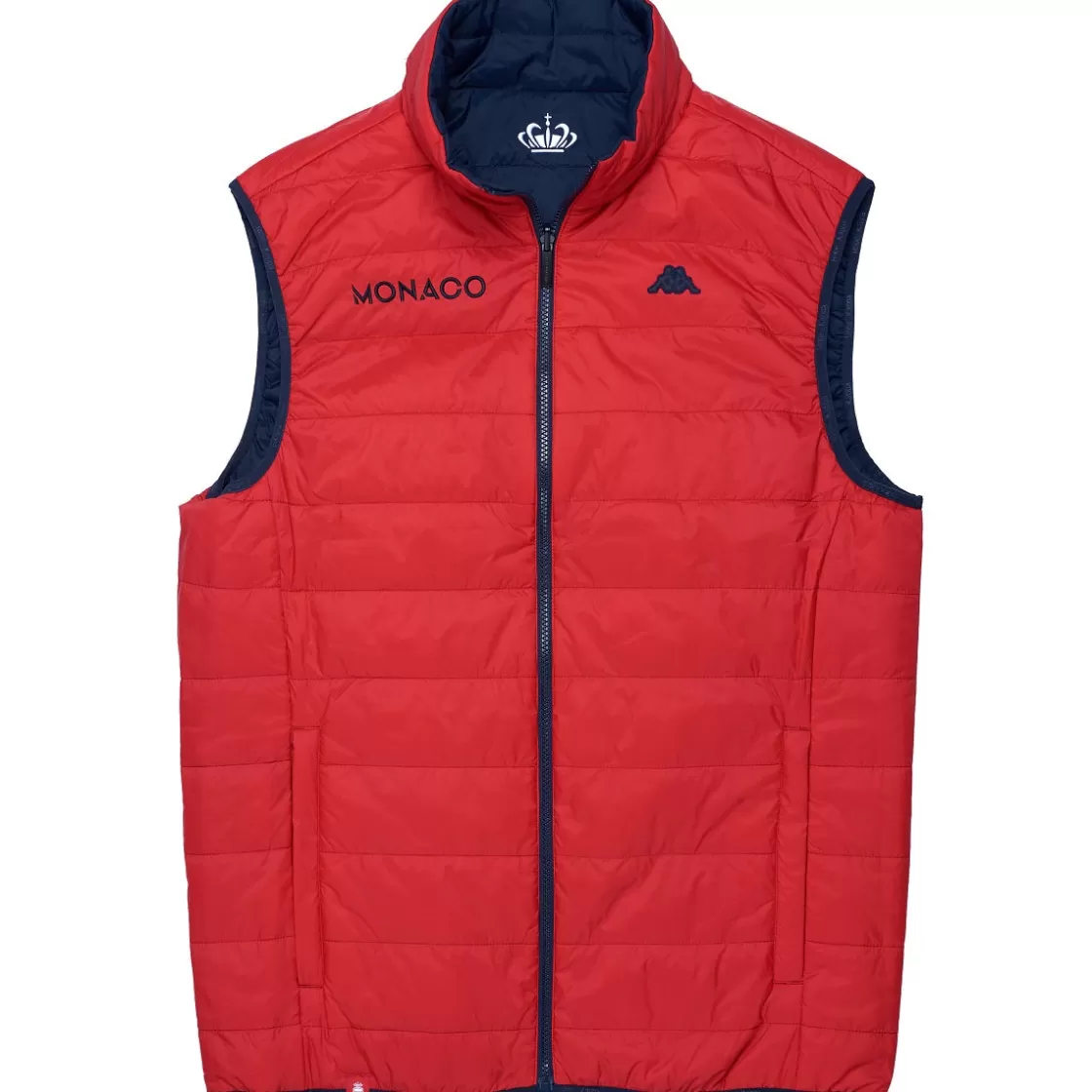 Homme Kappa Vestes & Manteaux | Doudoune Homme Jordy Robe Di - As Monaco 2023 Bleu