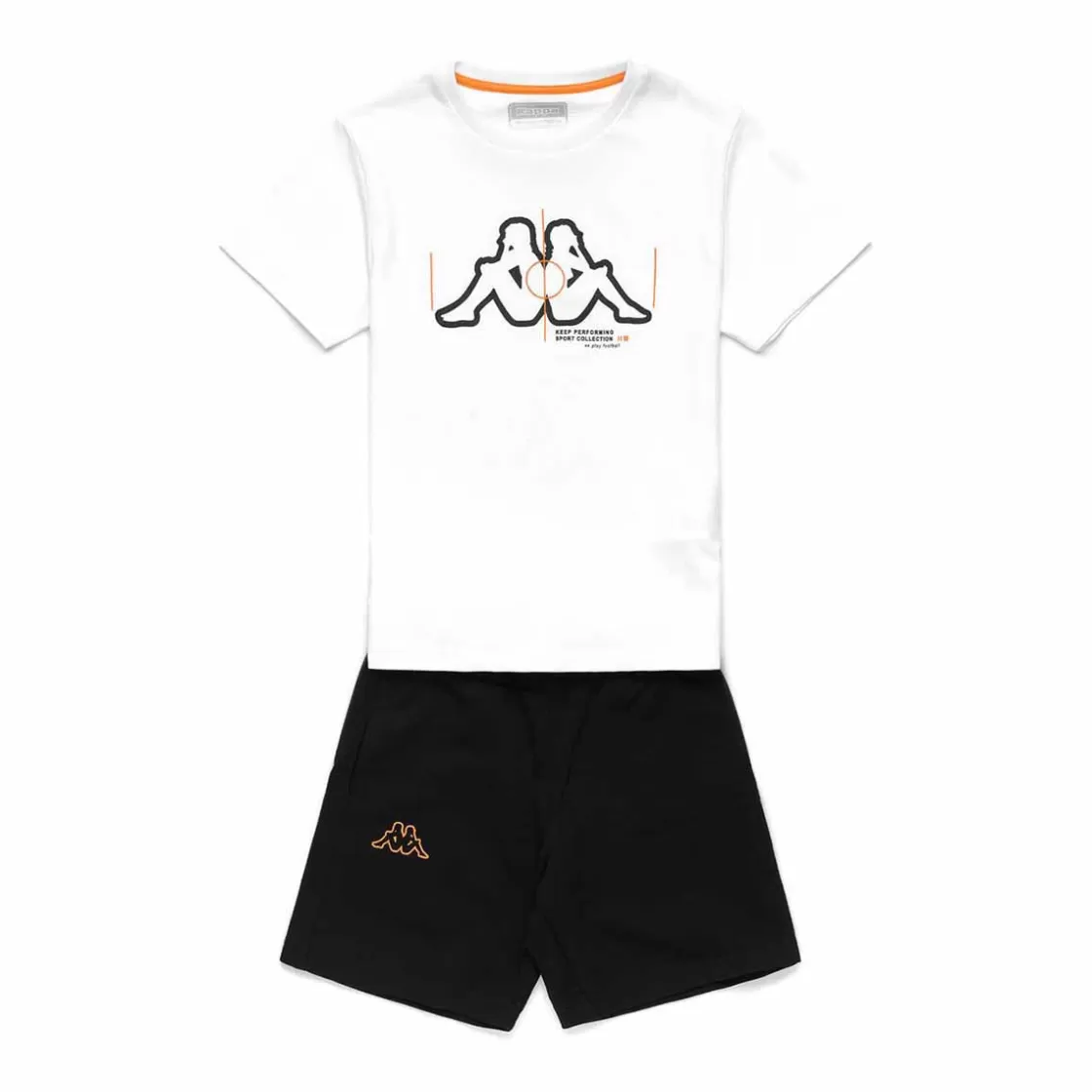 Enfant Kappa Survêtements | Ensemble Enfant Balme Sportswear Blanc