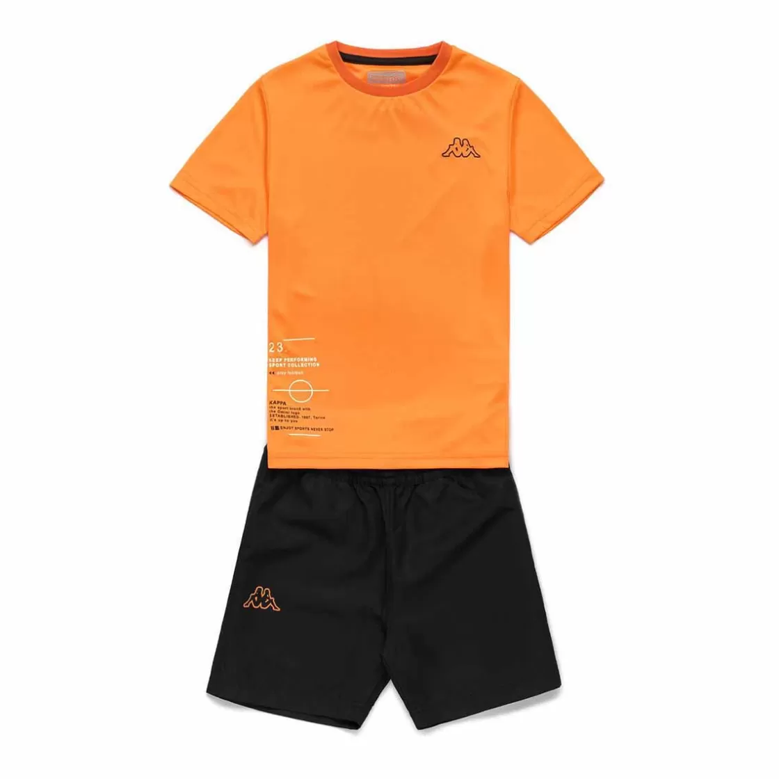 Enfant Kappa Survêtements | Ensemble Enfant Brozolo Sportswear Orange