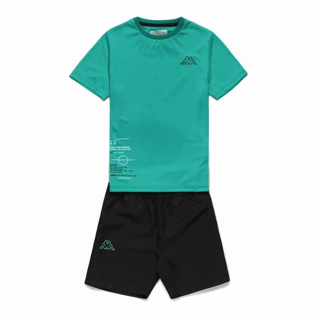 Enfant Kappa Survêtements | Ensemble Enfant Brozolo Sportswear Vert