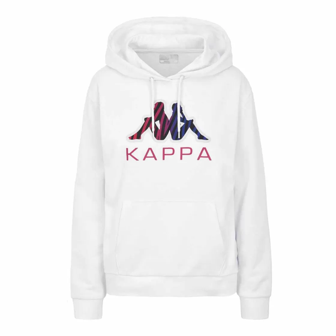 Femme Kappa Sweatshirts & Hoodies | Hoodie Femme Egle Sportswear Blanc