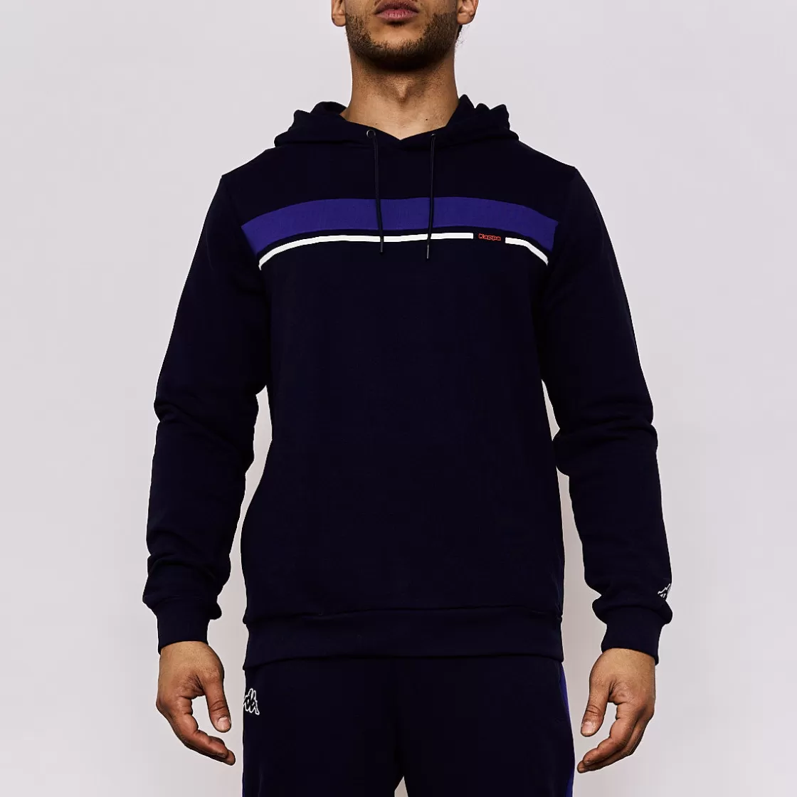 Homme Kappa Sweatshirts & Hoodies | Hoodie Homme Affragola Sportswear Bleu