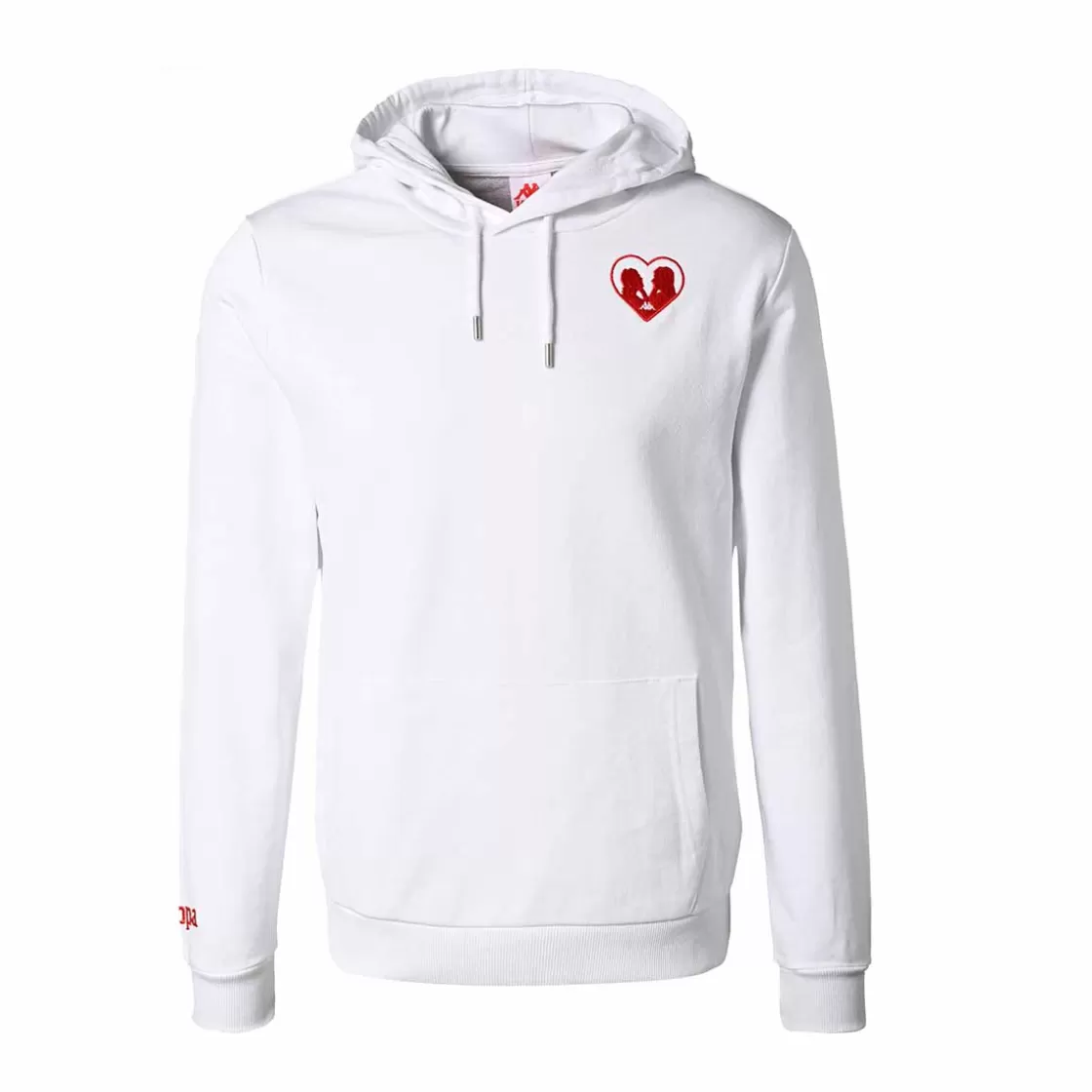 Homme Kappa Sweatshirts & Hoodies | Hoodie Homme Lorens Authentic Blanc