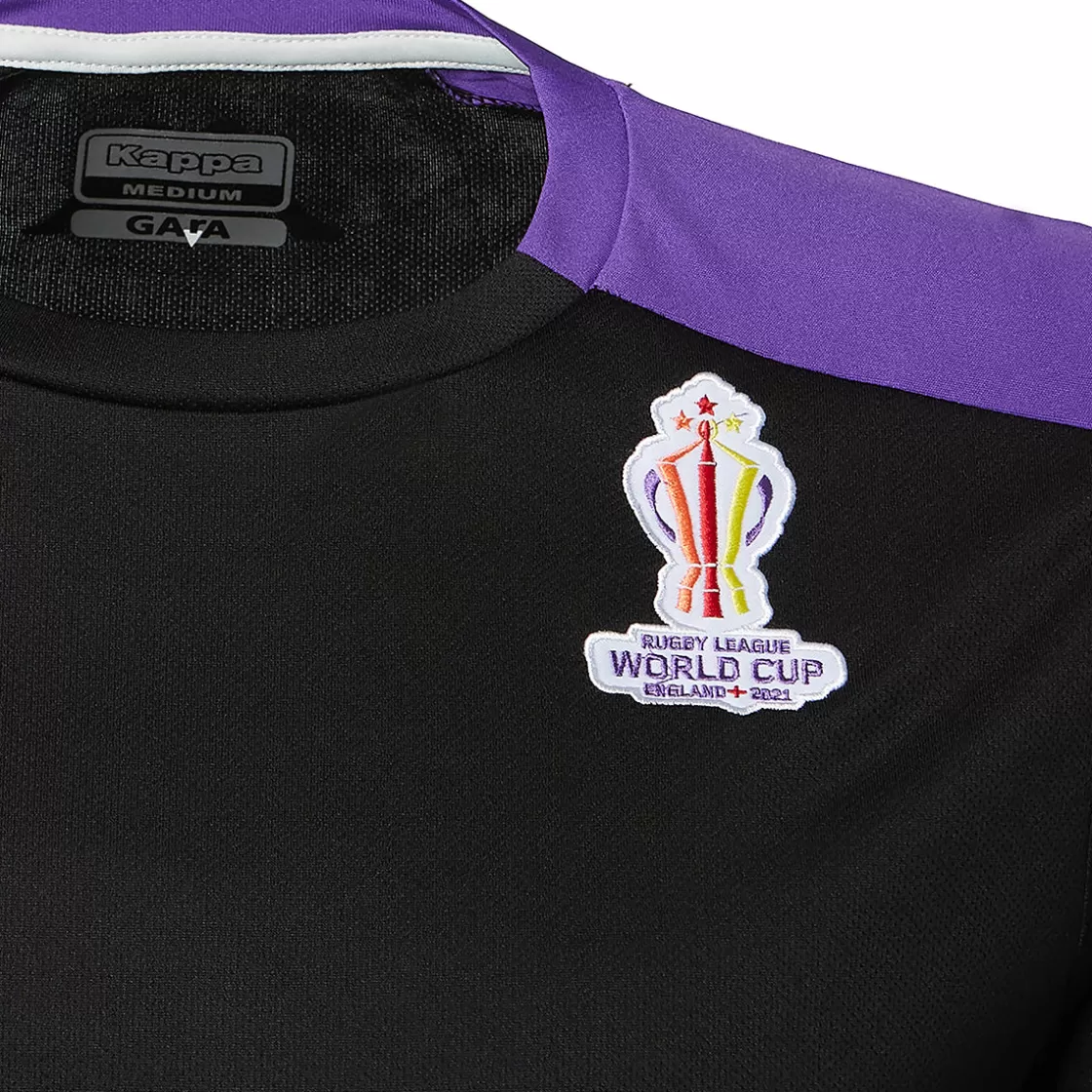 Homme Kappa Maillots | Maillot Abou Pro 5 Rugby World Cup Noir Homme