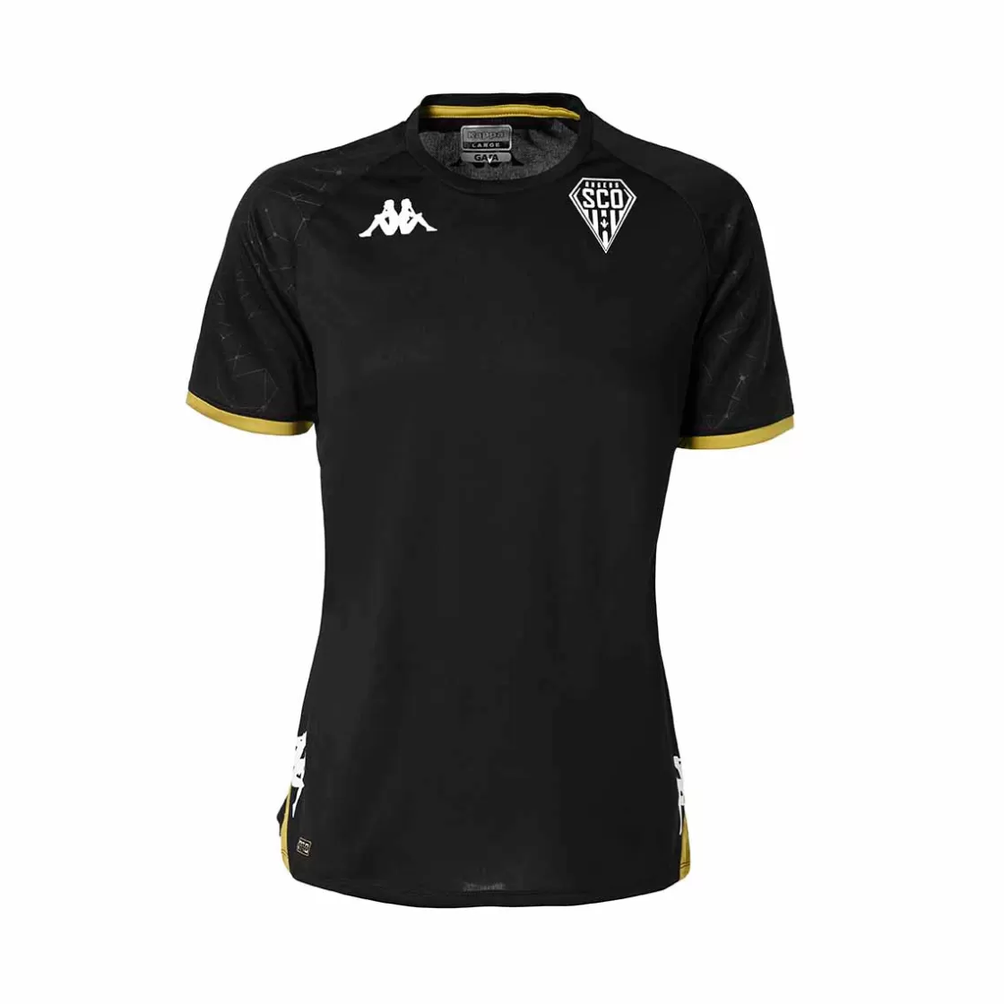 Enfant Kappa Maillots | Maillot Abou Pro 6 Angers Sco 22/23 Noir Enfant