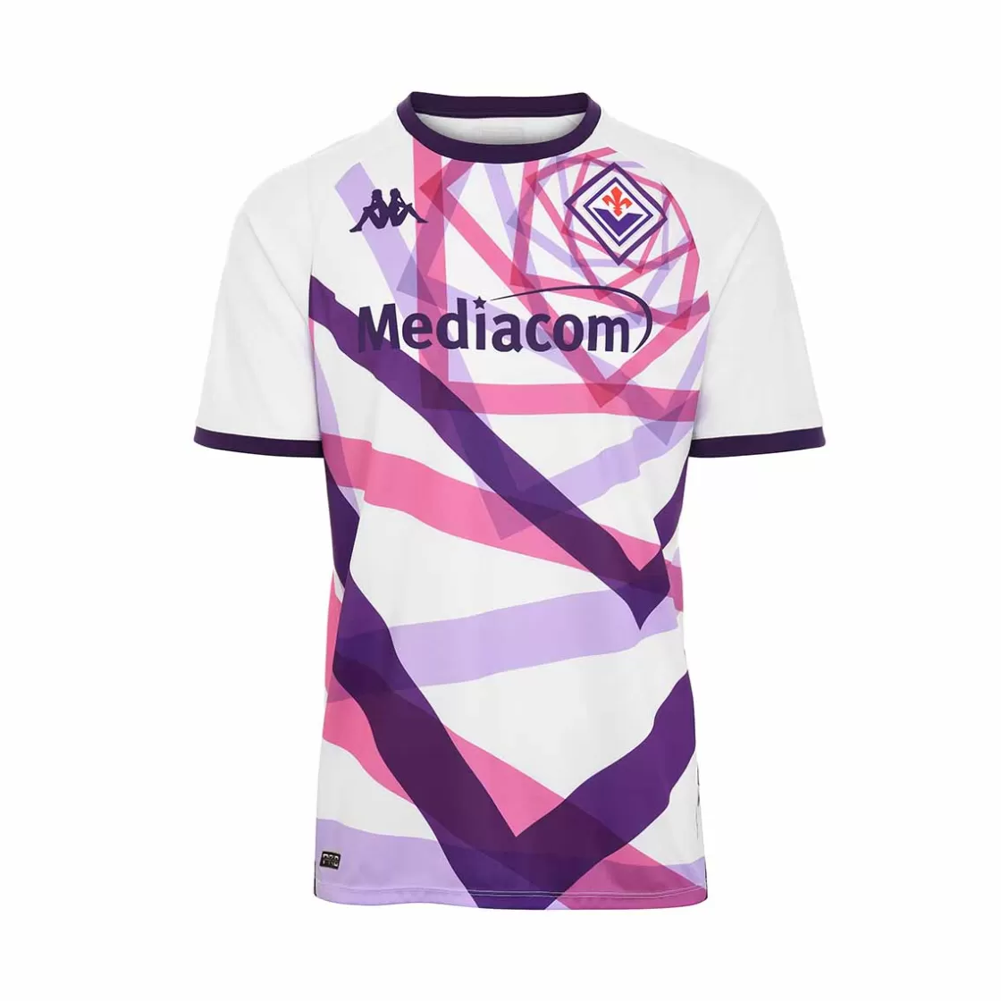 Enfant Kappa Maillots | Maillot Aboupre Pro 6 Fiorentina 22/23 Blanc Enfant