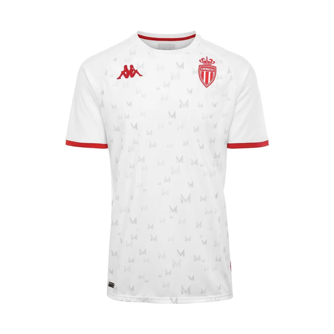 Enfant Kappa Maillots | Maillot Aboupret Pro As Monaco Blanc Enfant