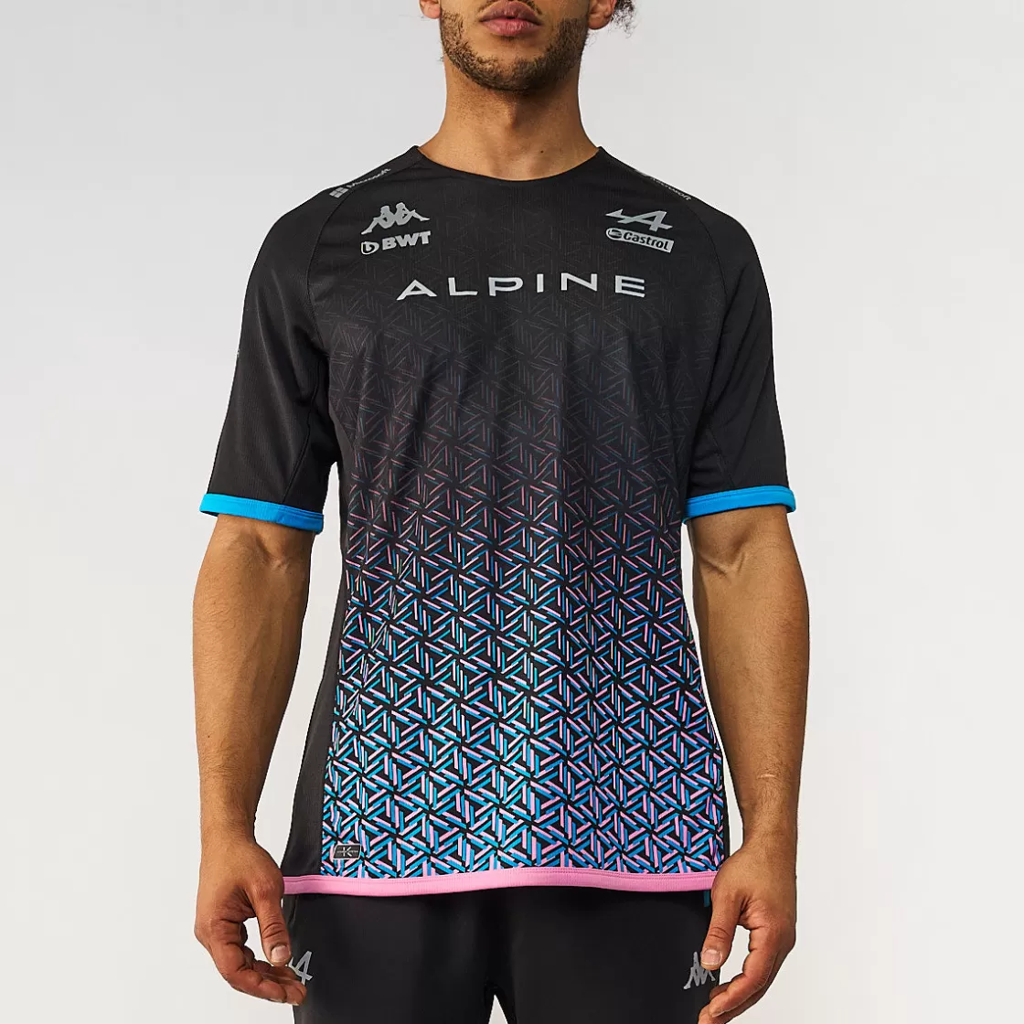Homme Kappa Maillots | Maillot Kombat Gasly Bwt Alpine F1 Team 2023 Homme Noir