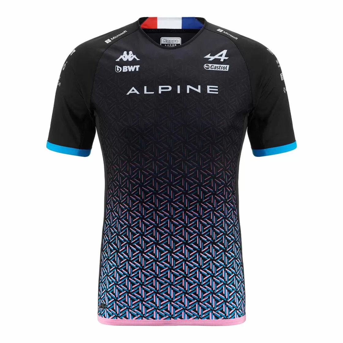 Homme Kappa Maillots | Maillot Kombat Gasly Bwt Alpine F1 Team 2023 Homme Noir