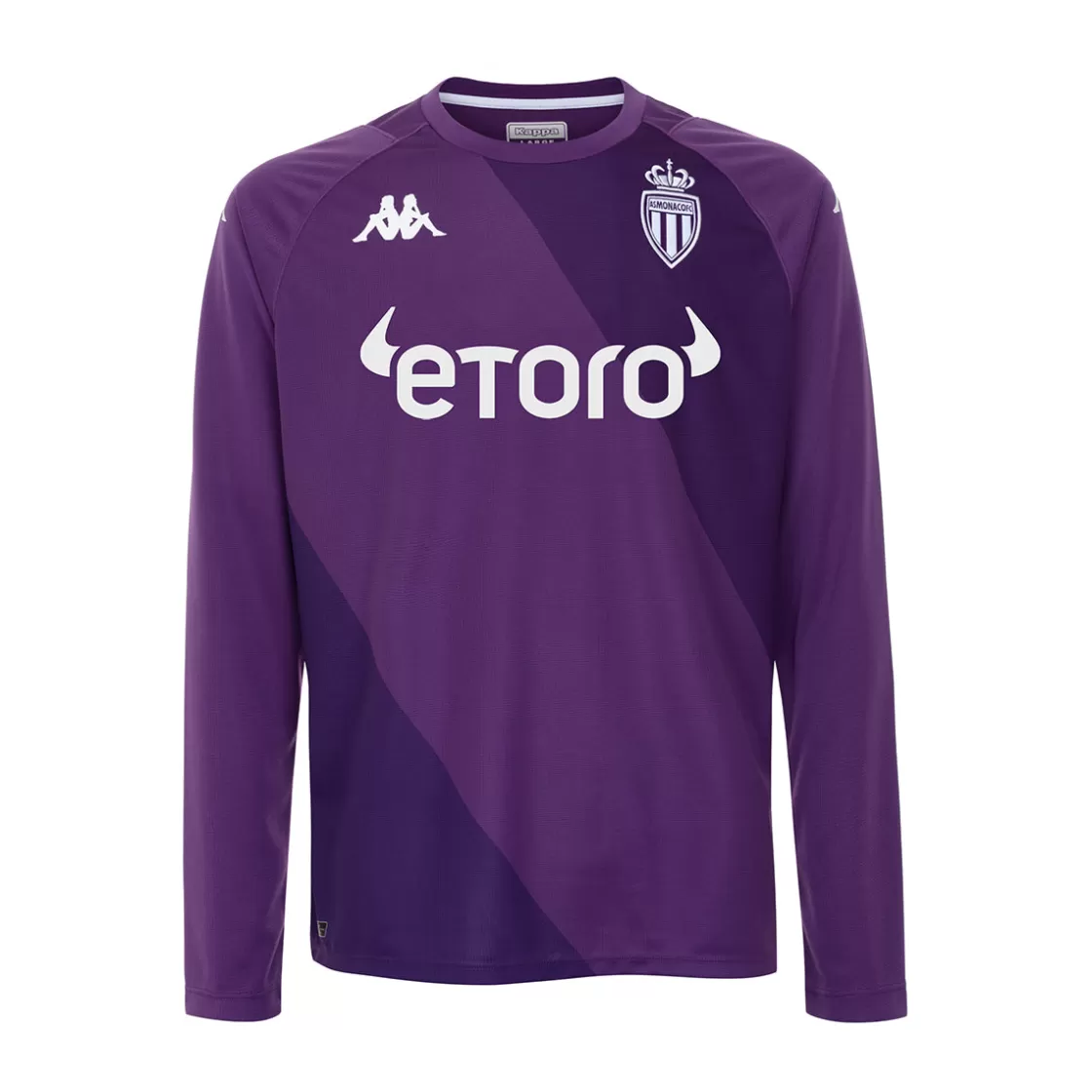 Homme Kappa Maillots | Maillot Kombat Goalkeeper As Monaco Violet Enfant