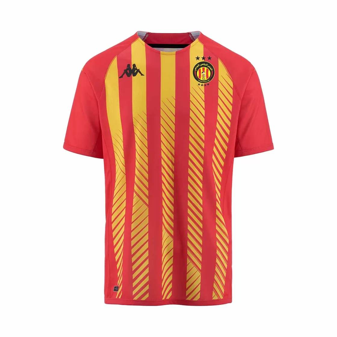 Homme Kappa Maillots | Maillot Kombat Home Esperance Tunis 22/23 Homme Rouge