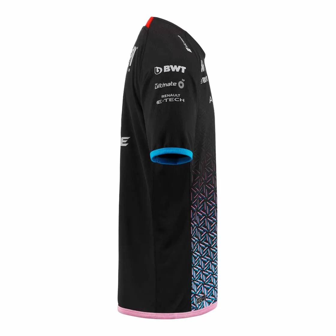 Enfant Kappa Maillots | Maillot Kombat Ocon Bwt Alpine F1 Team 2023 Enfant Noir