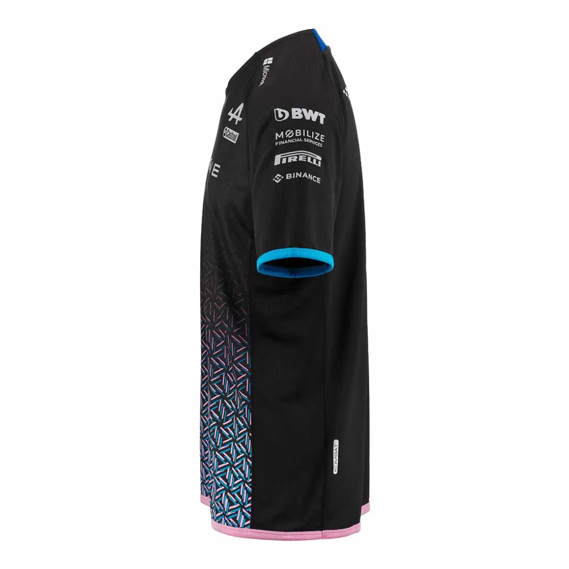 Enfant Kappa Maillots | Maillot Kombat Ocon Bwt Alpine F1 Team 2023 Enfant Noir