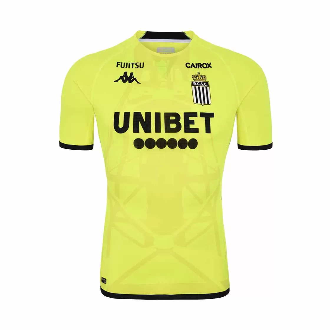 Homme Kappa Maillots | Maillot Kombat Pro Away Rcsc Charleroi 22/23 Jaune Homme