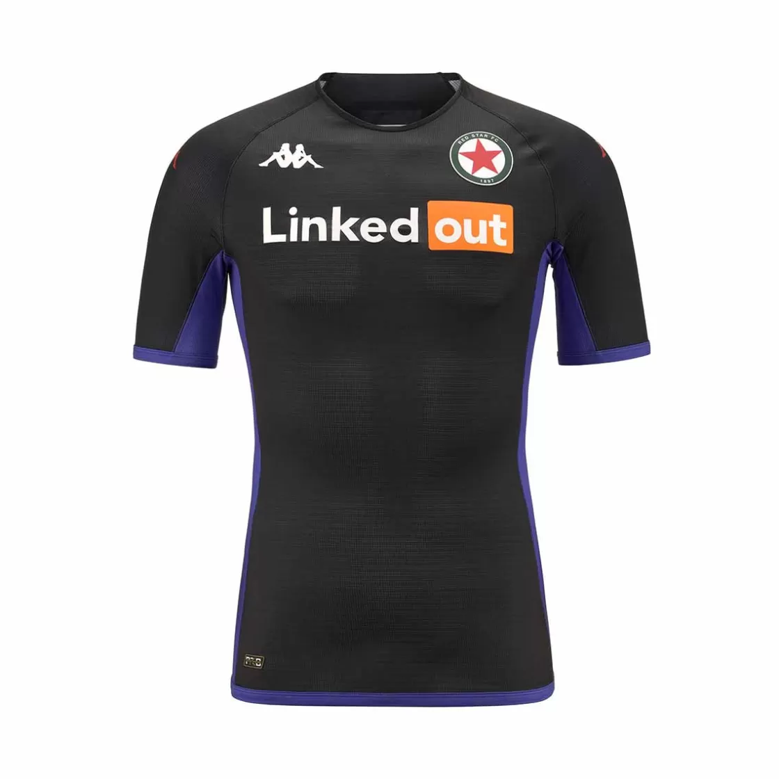 Homme Kappa Maillots | Maillot Kombat Pro Away Red Star Fc 22/23 Noir Homme