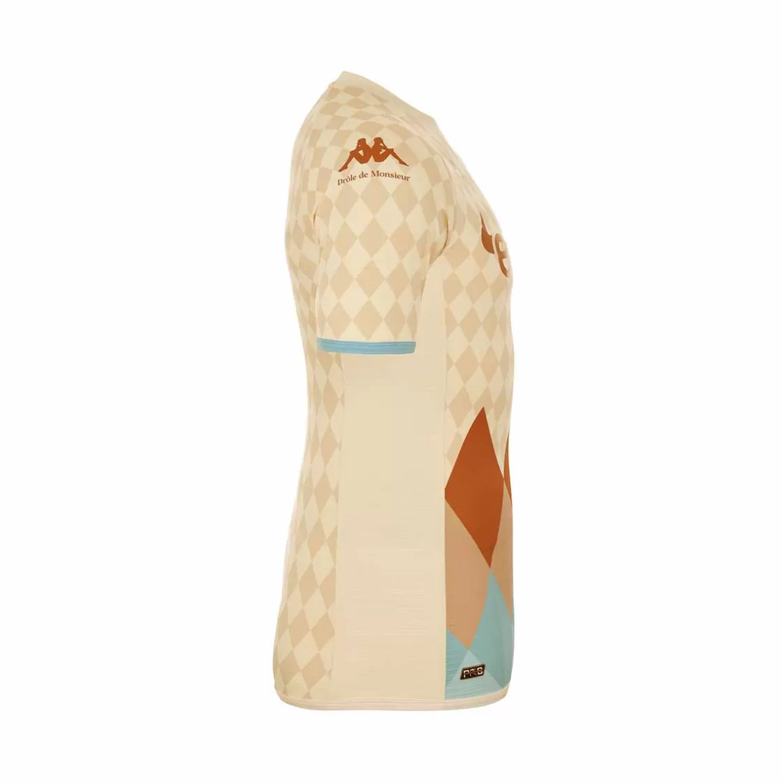 Homme Kappa Maillots | Maillot Kombat Pro Drole De Monsieur X X As Monaco Homme Beige