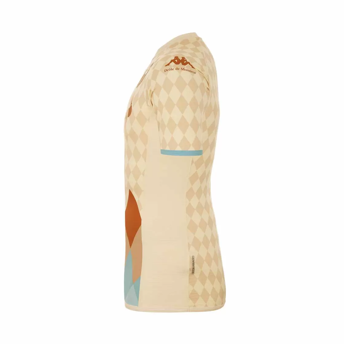 Homme Kappa Maillots | Maillot Kombat Pro Drole De Monsieur X X As Monaco Homme Beige