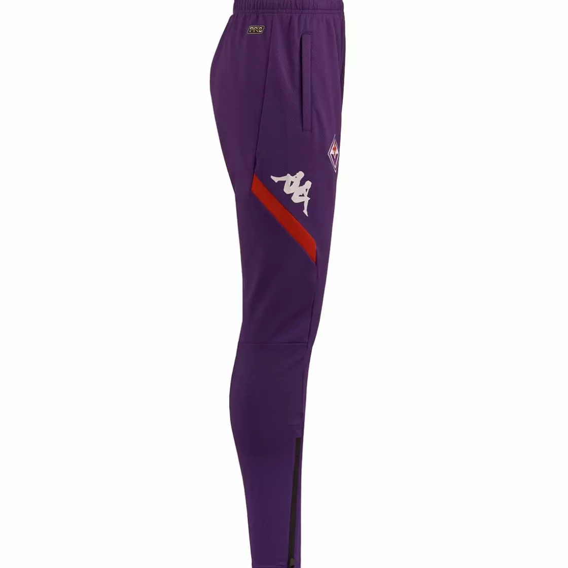 Enfant Kappa Pantalons & Collants | Pantalon Abunszip Pro 6 Fiorentina 22/23 Violet Enfant