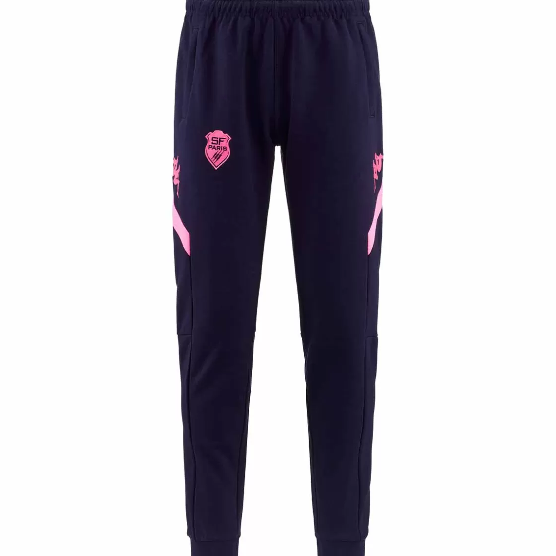 Enfant Kappa Pantalons & Collants | Pantalon Arufinzip 6 Stade Francais Paris 22/23 Bleu Enfant