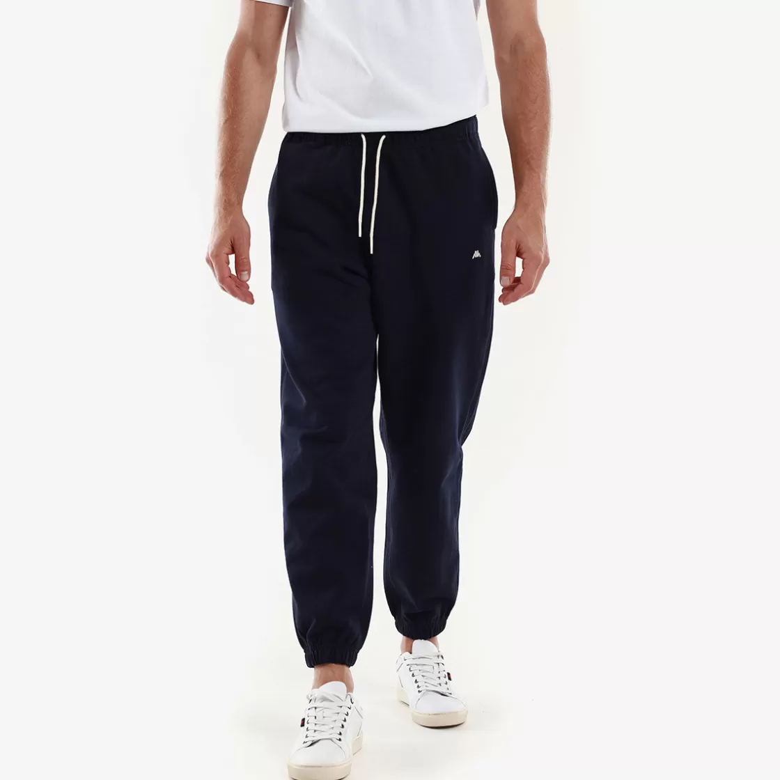 Homme Kappa Pantalons & Collants | Pantalon Aurion Bleu Robe Di Unisexe