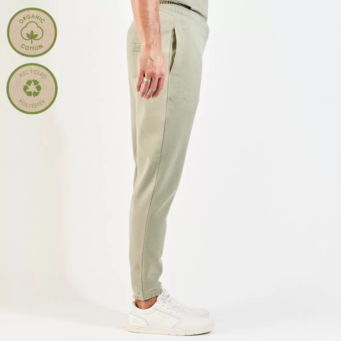 Homme Kappa Pantalons & Collants | Pantalon Edgard Gris Homme