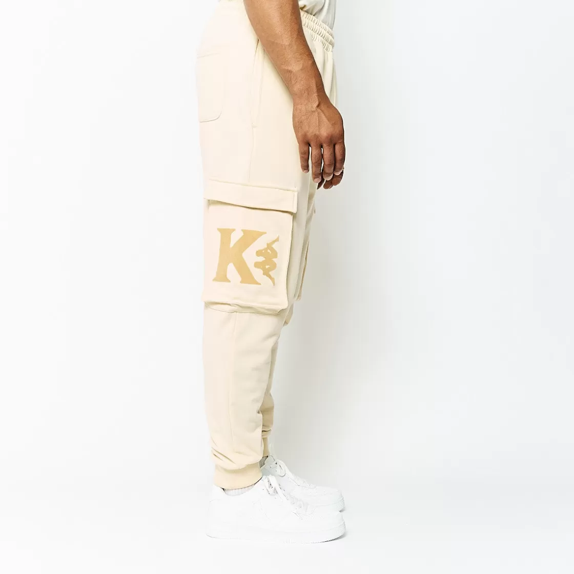 Homme Kappa Pantalons & Collants | Pantalon Homme Vuklo Authentic Beige