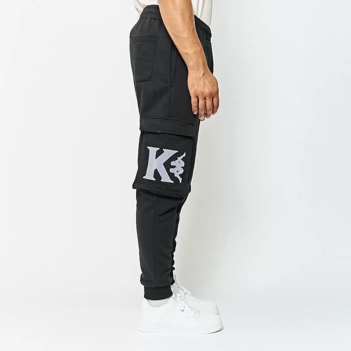 Homme Kappa Pantalons & Collants | Pantalon Homme Vuklo Authentic Noir