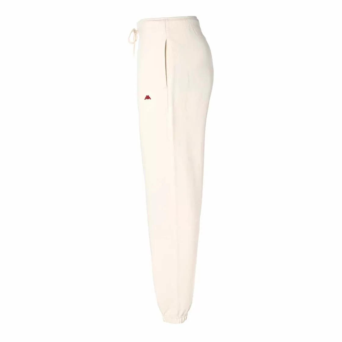 Femme Kappa Pantalons & Collants | Pantalon Unisexe Aurion Robe Di Blanc