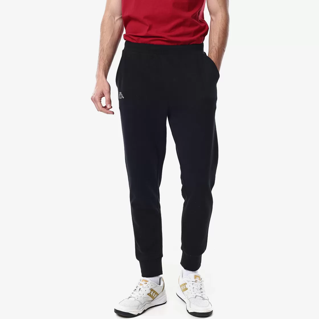 Homme Kappa Pantalons & Collants | Pantalon Zant Noir Homme