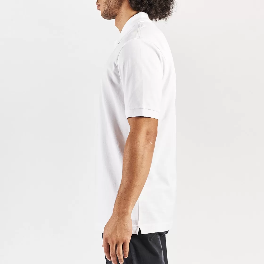 Homme Kappa Polos & Chemises | Polo Aarau Robe Di Blanc Homme