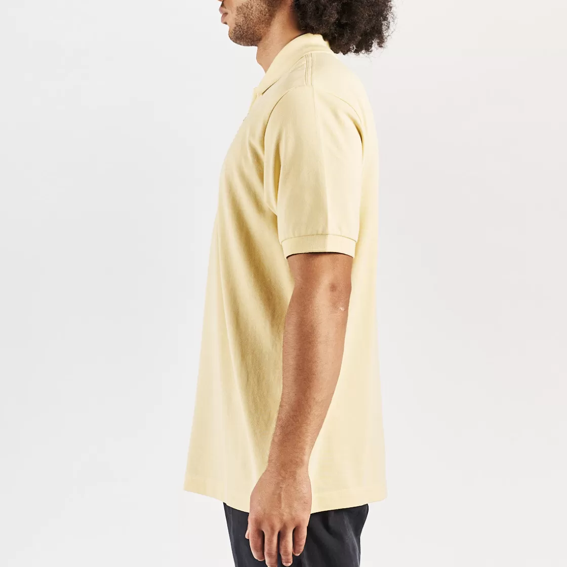 Homme Kappa Polos & Chemises | Polo Aarau Robe Di Jaune Homme