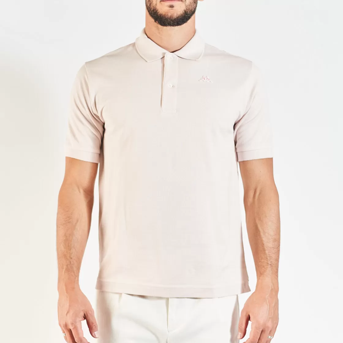 Homme Kappa Polos & Chemises | Polo Aarau Robe Di Rose Homme