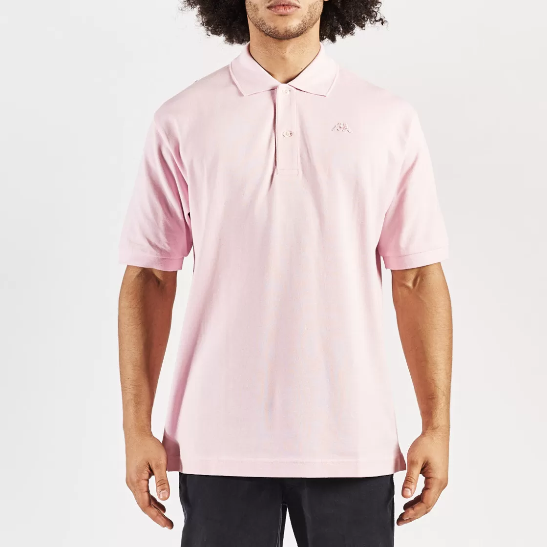 Homme Kappa Polos & Chemises | Polo Aarau Robe Di Rose Homme