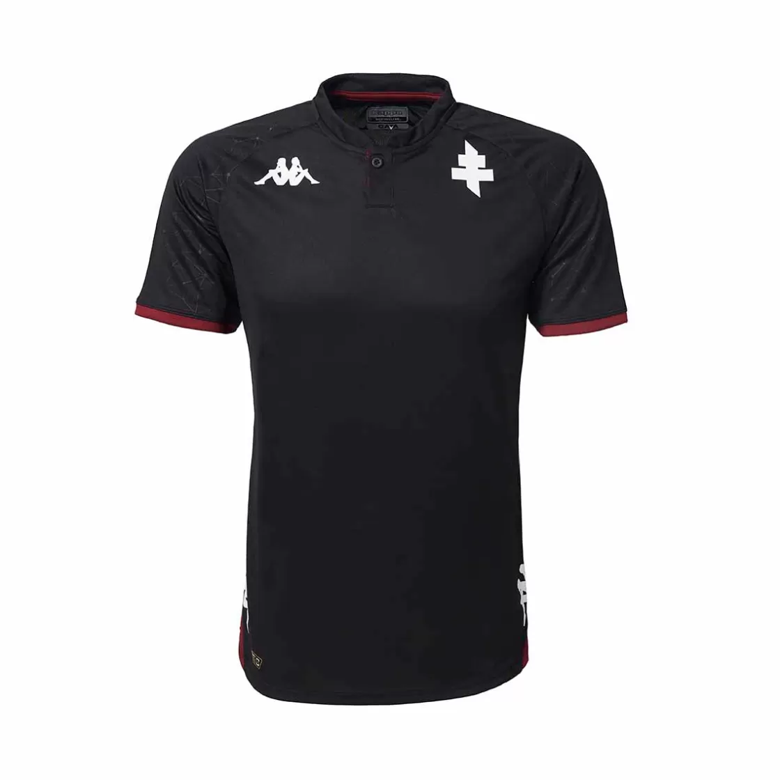 Enfant Kappa Polos | Polo Abiang Pro 6 Fc Metz 22/23 Noir Enfant