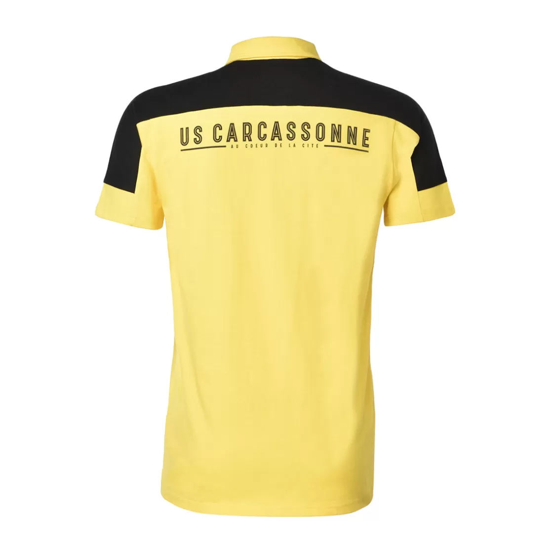 Enfant Kappa T-Shirts & Tops | Polo Balla Us Carcassonne Jaune Enfant