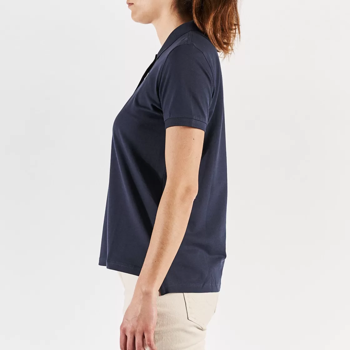 Femme Kappa Polos | Polo Carly Robe Di Bleu Femme