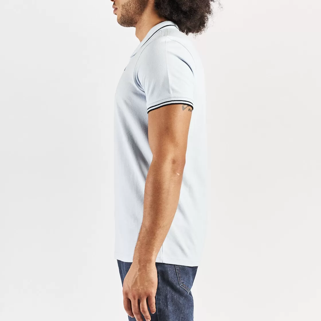 Homme Kappa Polos & Chemises | Polo Ezio Bleu Homme