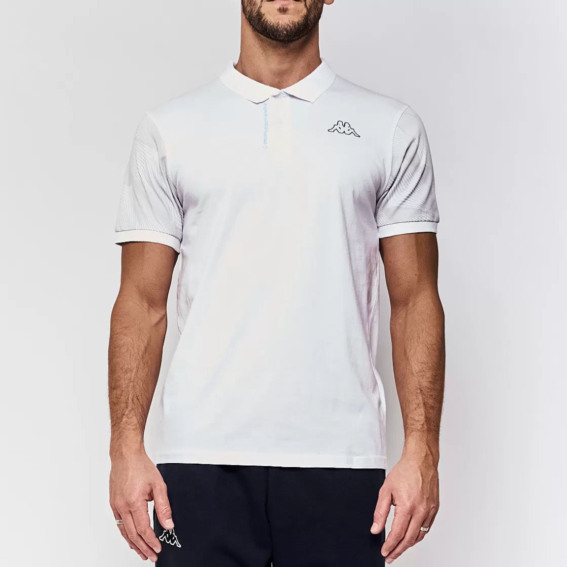 Homme Kappa Polos & Chemises | Polo Homme Epal Sportswear Blanc