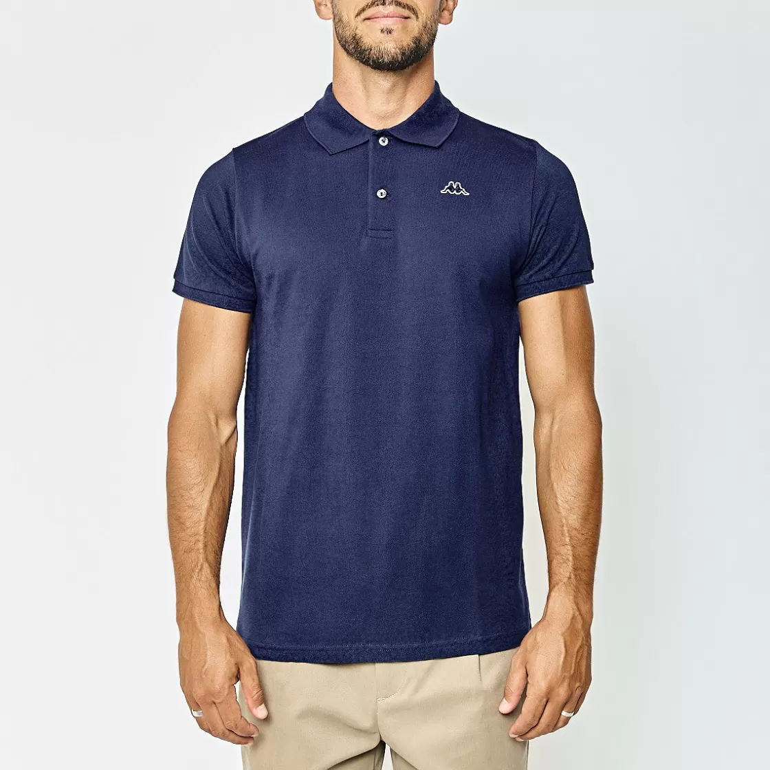 Homme Kappa Polos & Chemises | Polo Homme William Robe Di Bleu